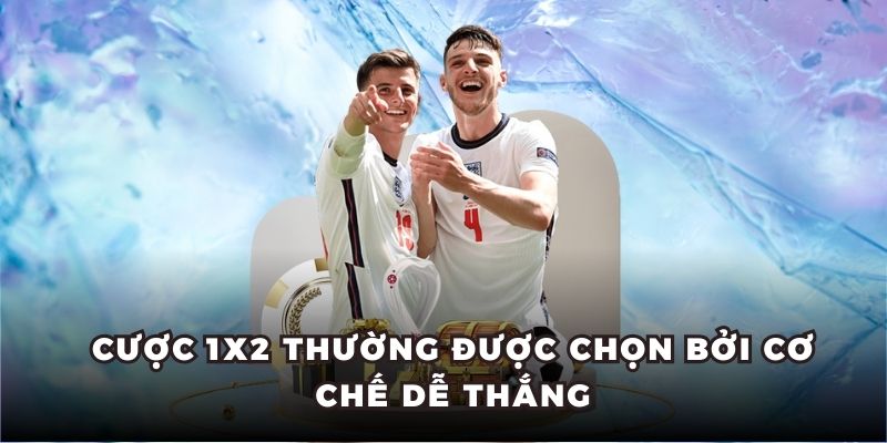 Cược 1X2 thường được chọn bởi cơ chế dễ thắng