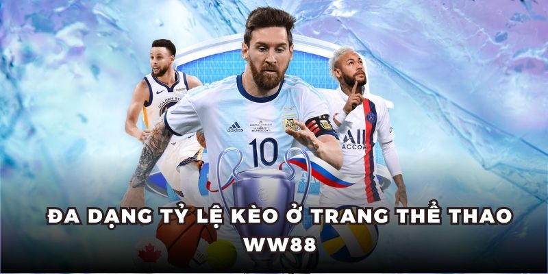 Đa dạng tỷ lệ kèo ở trang thể thao WW88